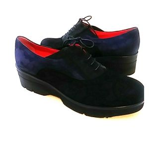 New! Pas de Rouge Ester M326 Black Navy Emerald 41